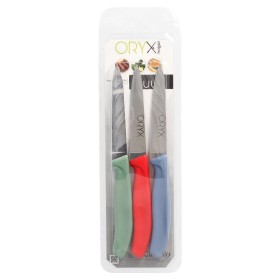 Cuchillo Nuuk Mondador Hoja Acero Inoxidable 9 cm. Colores Surtidos (Blíster 3 Piezas)