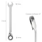 Llave Combinada Con Carraca 17 mm. DIN 3113 Llave Combinada Con Carraca 17 mm. DIN 3113