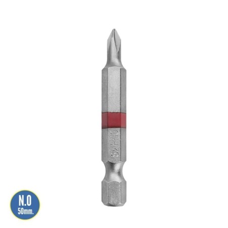 Puntas Largas Destornillador Phillips N.º 0 (2 Piezas). Acero S2 al Cromo Vanadio. Puntas Hexagonales, Destorpuntas,