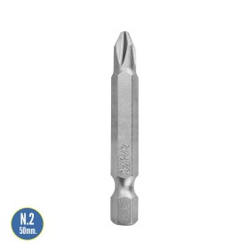 Puntas Largas Destornillador Phillips N.º 2 (20 Piezas). Acero S2 al Cromo Vanadio. Puntas Hexagonales, Destorpuntas,