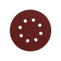 Lija Recambio Velcro Disco Diámetro 125 mm. Con Agujeros Grano 120 (10 Piezas)