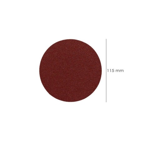 Lija Recambio Velcro Disco Diámetro 125 mm. Con Agujeros Grano 120 (10 Piezas)