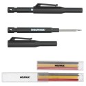 Lápiz Carpintero Portaminas Con 6+1 Recargas Cera Marcadora, Tiza Marcadora, Trazador, Rotulador Marcador, Rotulador Obra,