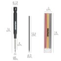 Lápiz Carpintero Portaminas Con 6+1 Recargas Cera Marcadora, Tiza Marcadora, Trazador, Rotulador Marcador, Rotulador Obra,