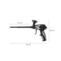Pistola Para Espuma Poliuretano Recubrimiento Integro PTFE (Interior y Exterior) Pistola Calafatear, Rellenar, Sellar
