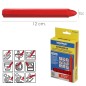 Cera Marcadora Roja (Caja 12 Piezas) Cera Trazadora, Marcador Industrial, Marcador Metal, Marcador Piedras Cera Marcadora Roja (Caja 12 Piezas) Cera Trazadora, Marcador Industrial, Marcador Metal, Marcador Piedras