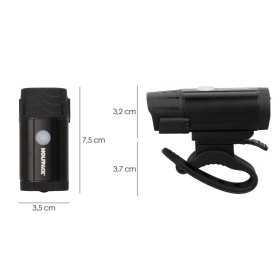 Luz Led Frontal Para Bicicleta / Patinete 400 Lúmenes (5 Modos) Batería Recargable USB