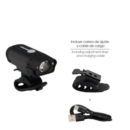 Luz Led Frontal Para Bicicleta / Patinete 400 Lúmenes (5 Modos) Batería Recargable USB