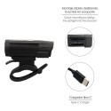 Luz Led Frontal Para Bicicleta / Patinete 400 Lúmenes (5 Modos) Batería Recargable USB