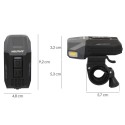 Luz Led Frontal Para Bicicleta / Patinete 800 Lúmenes (7 Modos) Batería Recargable USB