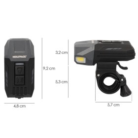 Luz Led Frontal Para Bicicleta / Patinete 800 Lúmenes (7 Modos) Batería Recargable USB