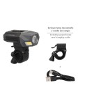 Luz Led Frontal Para Bicicleta / Patinete 800 Lúmenes (7 Modos) Batería Recargable USB