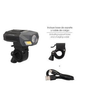 Luz Led Frontal Para Bicicleta / Patinete 800 Lúmenes (7 Modos) Batería Recargable USB