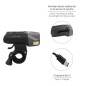 Luz Led Frontal Para Bicicleta / Patinete 800 Lúmenes (7 Modos) Batería Recargable USB Luz Led Frontal Para Bicicleta / Patinete 800 Lúmenes (7 Modos) Batería Recargable USB