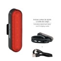 Luz Led Trasera Para Bicicleta / Patinete 100 Lúmenes (4 Modos) Batería Recargable USB