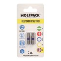 Puntas Destornillador Torx 40 Inviolable (2 Piezas). Acero S2 al Cromo Vanadio. Puntas Hexagonales, Destorpuntas,