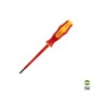 Destornillador Plano Aislado Certificado VDE 1.000 V. Medida 0,6x Diámetro 3,0 x 100 mm. Destornillador Seguridad Electricista Destornillador Plano Aislado Certificado VDE 1.000 V. Medida 0,6x Diámetro 3,0 x 100 mm. Destornillador Seguridad Electricista