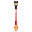 Destornillador Plano Aislado Certificado VDE 1.000 V. Medida 1,6x Diámetro 8,0 x 175 mm. Destornillador Seguridad Electricista
