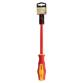 Destornillador Plano Aislado Certificado VDE 1.000 V. Medida 1,6x Diámetro 8,0 x 175 mm. Destornillador Seguridad Electricista
