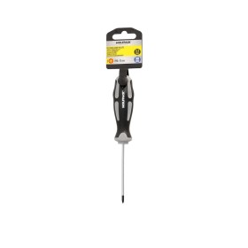 Destornillador Phillips Acero S2 Mango TPR Bimaterial. Medida PH 0 - Diámetro 3,0 x 75 mm. DIN5262.