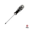 Destornillador Phillips Acero S2 Mango TPR Bimaterial. Medida PH 1 x Diámetro 5,0 x 100 mm. DIN5262.
