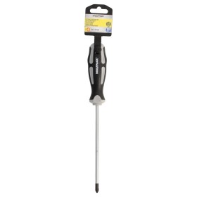 Destornillador Phillips Acero S2 Mango TPR Bimaterial. Medida PH 2 x Diámetro 6,0 x 150 mm. DIN5262.