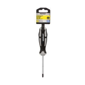 Destornillador Pozidriv Acero S2 Mango TPR Bimaterial. Medida pza. 1 x Diámetro 5 x 75 mm. DIN5262.