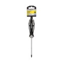 Destornillador Pozidriv Acero S2 Mango TPR Bimaterial. Medida pza. 1 x Diámetro 5 x 100 mm. DIN5262.