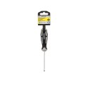 Destornillador Plano Vaciado Acero S2 Mango TPR Bimaterial. Medida 0,5 x Diámetro 3,0 x 75 mm. DIN5265