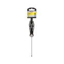 Destornillador Plano Vaciado Acero S2 Mango TPR Bimaterial. Medida 0,8 x Diámetro 4,0 x 100 mm. DIN5265