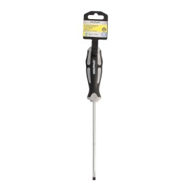 Destornillador Plano Vaciado Acero S2 Mango TPR Bimaterial. Medida 1,2 x Diámetro 6,0 x 150 mm. DIN5265