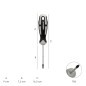 Destornillador Torx Acero S2 Mango TPR Bimaterial. Medida T06 x Diámetro 3,0 x 75 mm. Destornillador Torx Acero S2 Mango TPR Bimaterial. Medida T06 x Diámetro 3,0 x 75 mm.