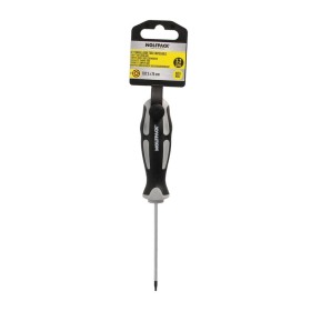 Destornillador Torx Inviolable Acero S2 Mango TPR Bimaterial. Medida T07 x Diámetro 3,0 x 75 mm.