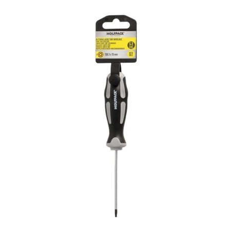 Destornillador Torx Inviolable Acero S2 Mango TPR Bimaterial. Medida T08 x Diámetro 3,0 x 75 mm.