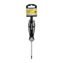 Destornillador Torx Inviolable Acero S2 Mango TPR Bimaterial. Medida T15 x Diámetro 5,0 x 75 mm.