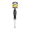 Destornillador Torx Inviolable Acero S2 Mango TPR Bimaterial. Medida T20 x Diámetro 5,0 x 75 mm.