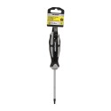 Destornillador Torx Inviolable Acero S2 Mango TPR Bimaterial. Medida T25 x Diámetro 6,0 x 100 mm.