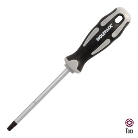 Destornillador Torx Inviolable Acero S2 Mango TPR Bimaterial. Medida T40 x Diámetro 8,0 x 125 mm.