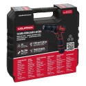 Taladro Atornillador 12 V. Con 2 Velocidades y Percutor. Batería 1.300 mAh. Par Apriete 35 Nm.