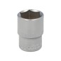 Llave Vaso 1/2" Hexagonal 20 mm. Perfil de 6 caras. Acero Cromo Vanadio, Aristas Redondas Llave Vaso 1/2" Hexagonal 20 mm. Perfil de 6 caras. Acero Cromo Vanadio, Aristas Redondas