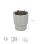 Llave Vaso 1/2" Hexagonal 32 mm. Perfil de 6 caras. Acero Cromo Vanadio, Aristas Redondas Llave Vaso 1/2" Hexagonal 32 mm. Perfil de 6 caras. Acero Cromo Vanadio, Aristas Redondas