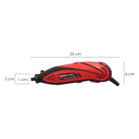 Multiherramienta 135 Watt. Con 210 Accesorios y Maletín. Herramienta Multifunción