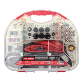 Multiherramienta 135 Watt. Con 210 Accesorios y Maletín. Herramienta Multifunción