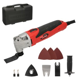 Herramienta Multifunción Oscilante 300 Watt. Con Accesorios 23.000 R.P.M. Variador Velocidad, Cambio Rápido Hoja, Cortar, Lijar