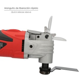 Herramienta Multifunción Oscilante 300 Watt. Con Accesorios 23.000 R.P.M. Variador Velocidad, Cambio Rápido Hoja, Cortar, Lijar