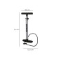 Bomba Aire 5,5 Bares Cuerpo Acero, Válvulas SCHRADER y PRESTA con Adaptadores. Bomba Bicicletas, Bomba coches Bomba Aire 5,5 Bares Cuerpo Acero, Válvulas SCHRADER y PRESTA con Adaptadores. Bomba Bicicletas, Bomba coches