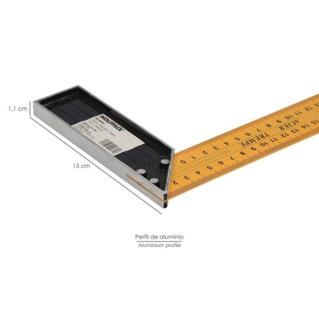 Escuadra Metálica 250 mm. Escuadra Carpintero, Escuadra Construcción,