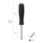 Empuñadura Destornillador Para Vasos 1/4". Prolongador Carraca, Alargador Carraca, Destornillador Vasos Empuñadura Destornillador Para Vasos 1/4". Prolongador Carraca, Alargador Carraca, Destornillador Vasos