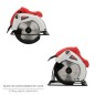 Sierra Circular 1300 Watt. Disco 185 mm. 4.800 RPM Corte a Inglete Con Regulador de Profundidad. Ingletadora, Sierra Madera. Sierra Circular 1300 Watt. Disco 185 mm. 4.800 RPM Corte a Inglete Con Regulador de Profundidad. Ingletadora, Sierra Madera.