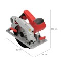 Sierra Circular 1500 Watt. Con Laser Disco 185 mm. 4.700 RPM Corte Inglete Regulador de Profundidad. Ingletadora, Sierra Madera